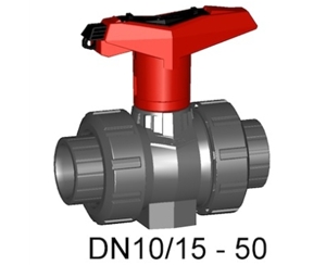 瑞士+GF+ 546型球閥,日標(biāo)PVC-U手動(dòng)球閥, 帶可鎖定手柄