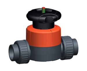 +GF+514型隔膜閥,PVC-U 無硅 帶Rp內(nèi)螺紋承插端